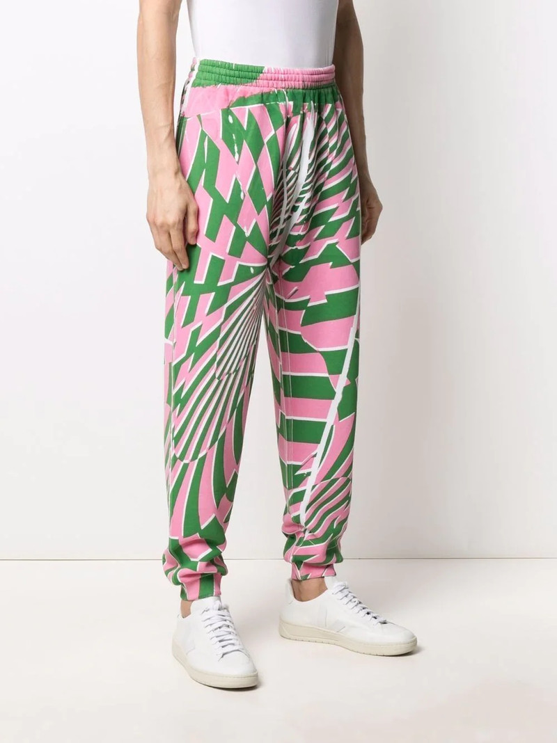 x Ed Curtis geometric pattern track pants 4