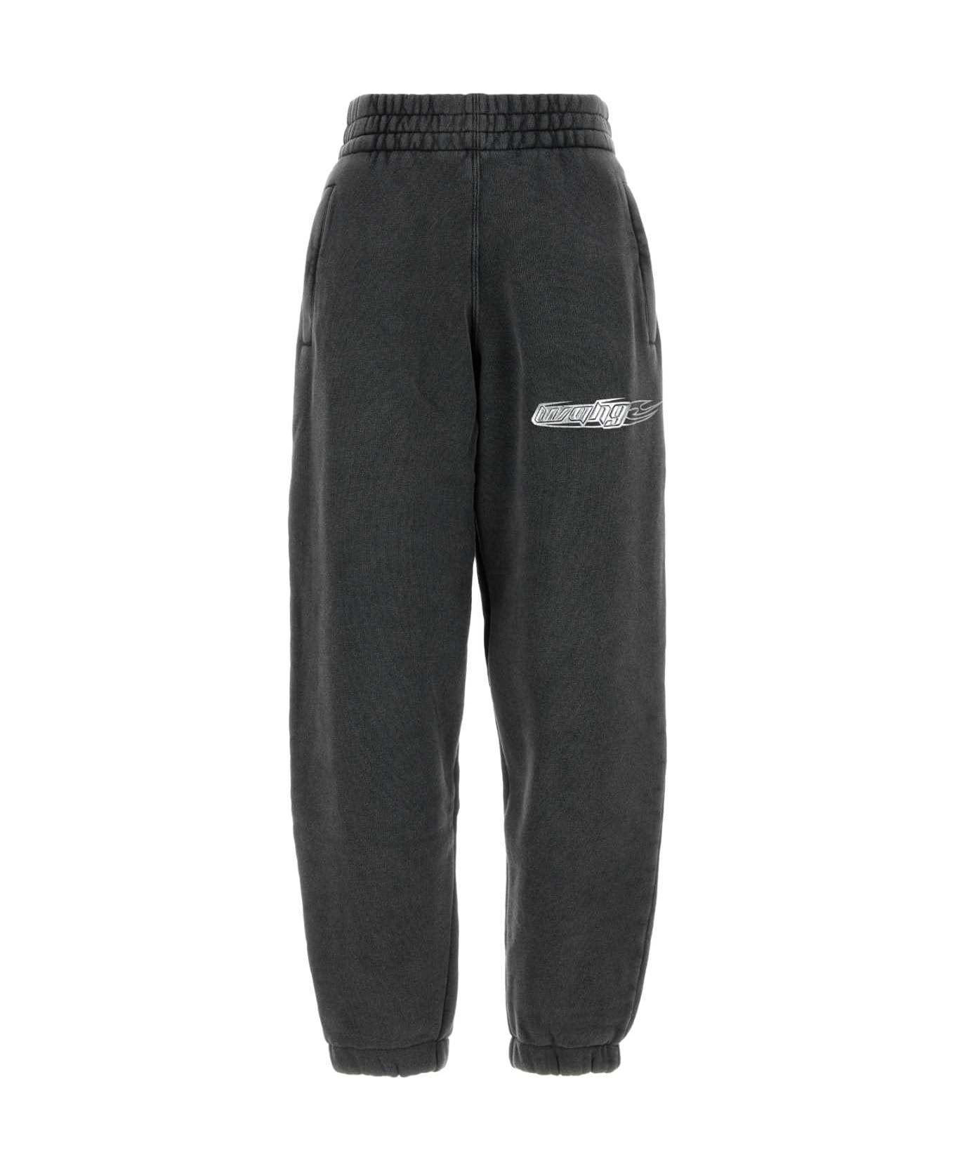 Charcoal Cotton Joggers - 1