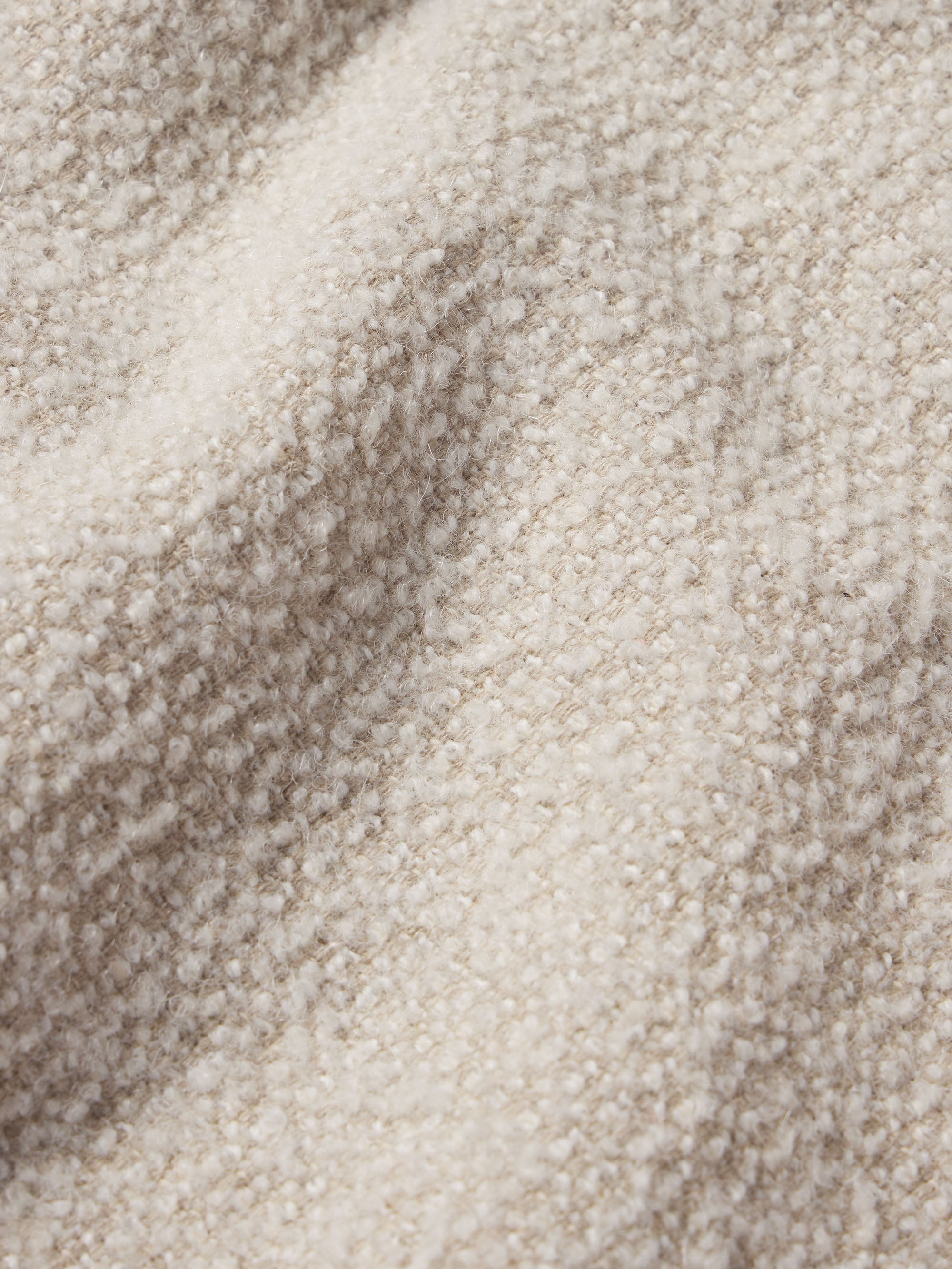 Tweed Overshirt Jacket in Dove Tweed - 4