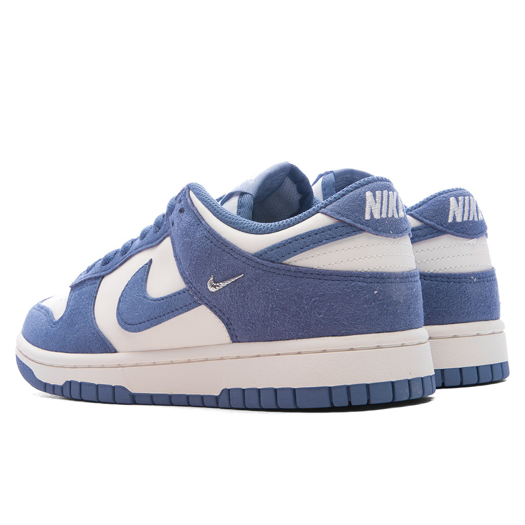 WOMEN'S DUNK LOW - SAIL/WORLD INDIGO/METALLIC SILVER - 3