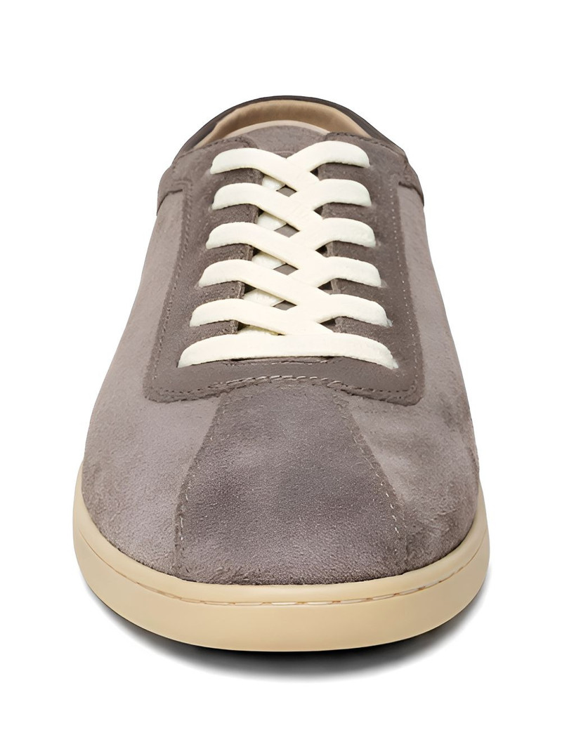 lace-up leather sneakers 3