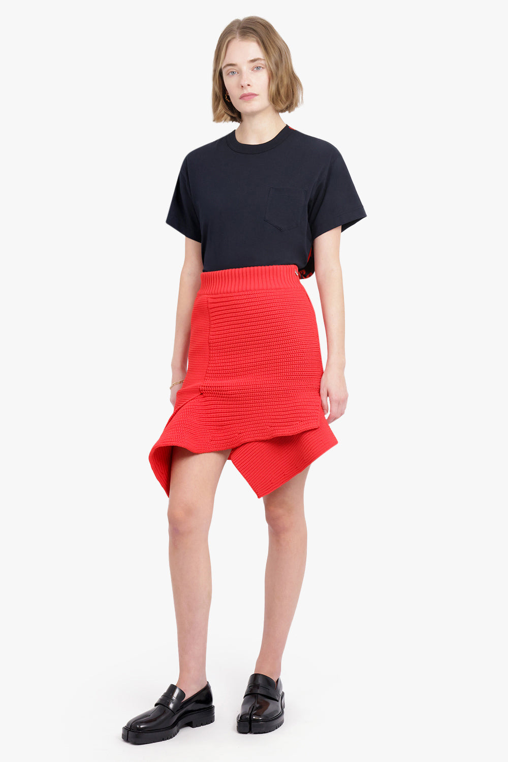 KNIT SKIRT | RED - 6