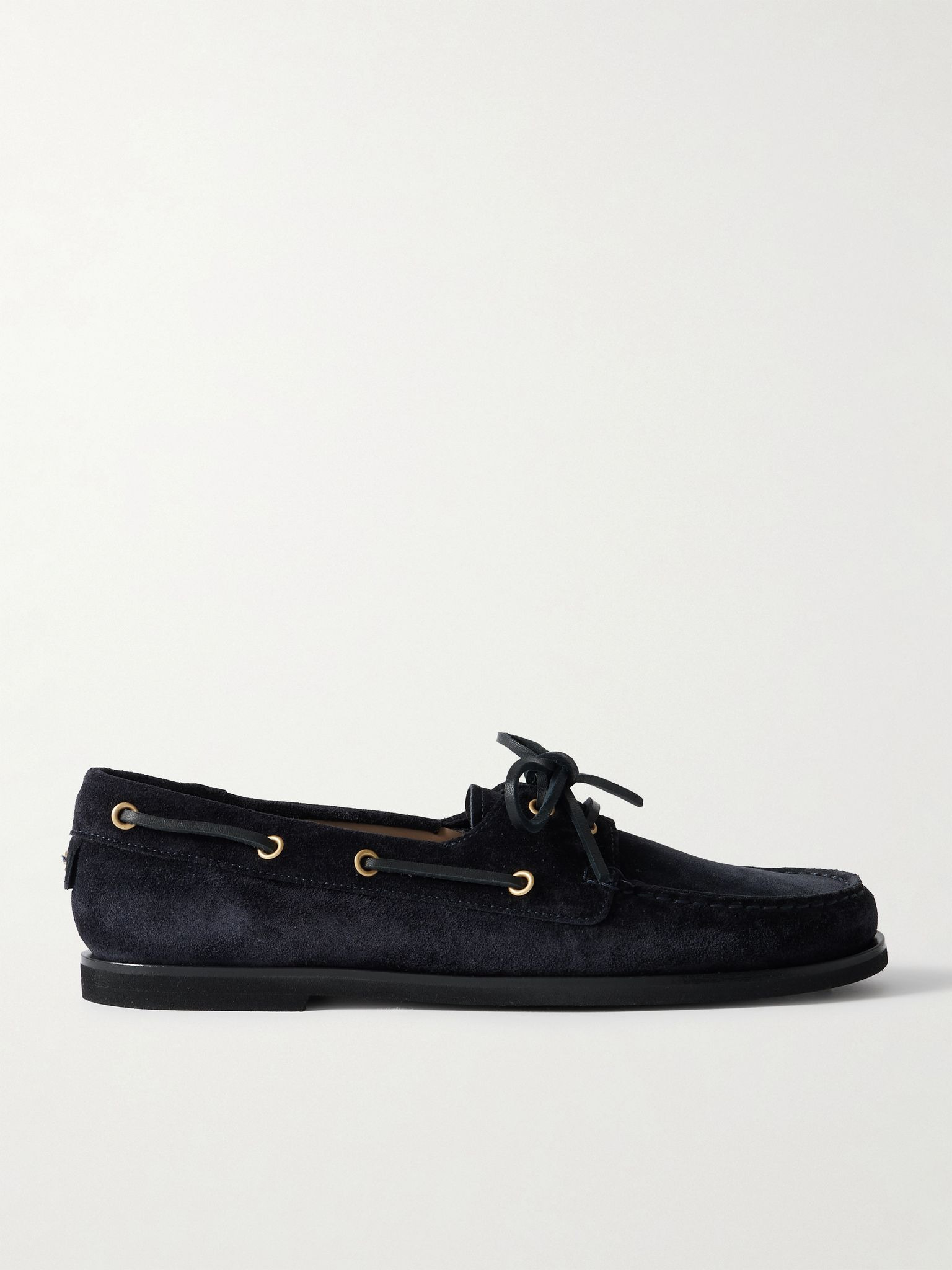 Vandée suede boat shoes Navy - 1