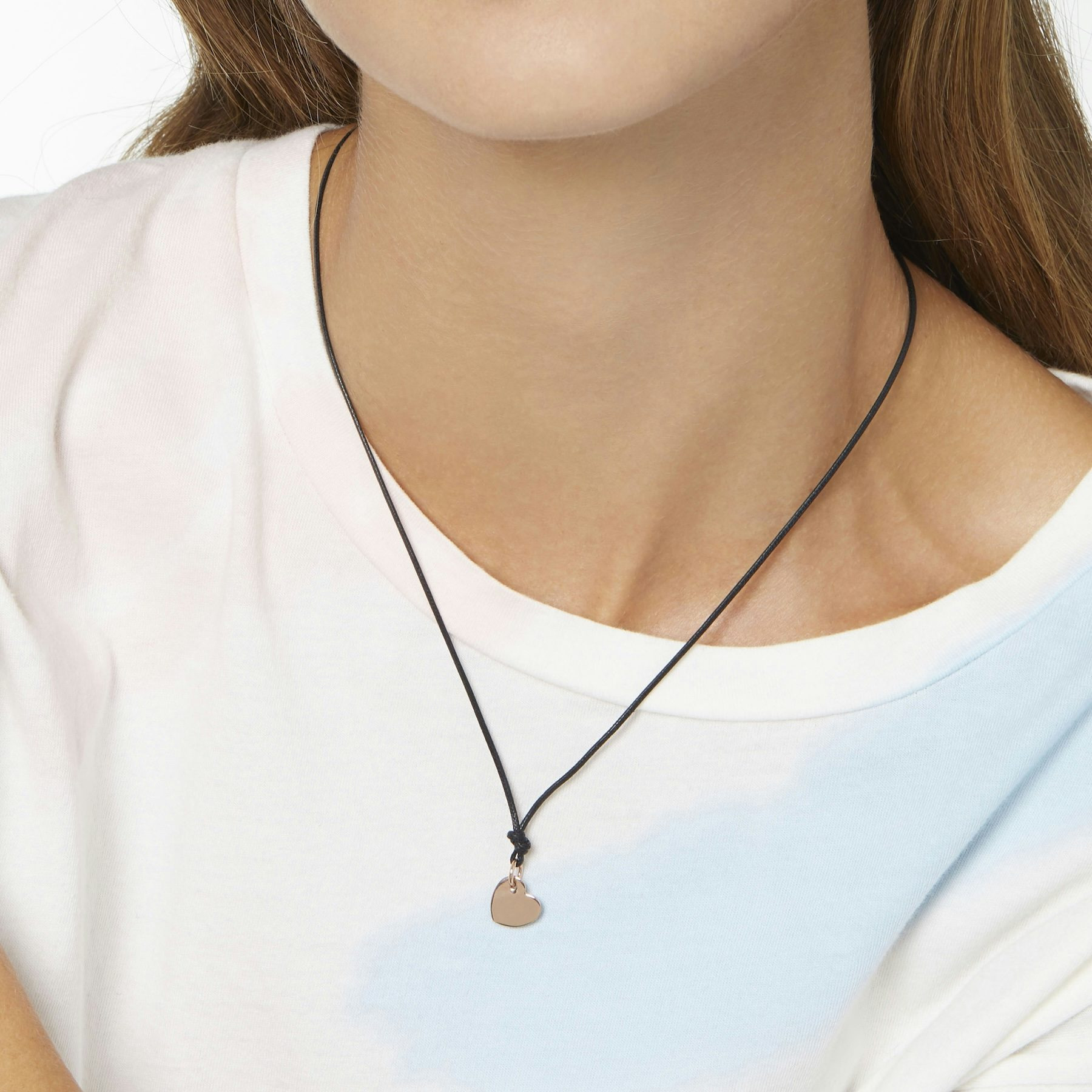 ROSE GOLD HEART CHARM - 2