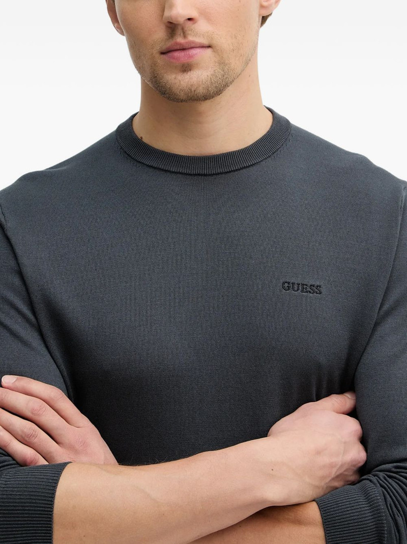 GUESS USA logo-embroidered sweatshirt outlook