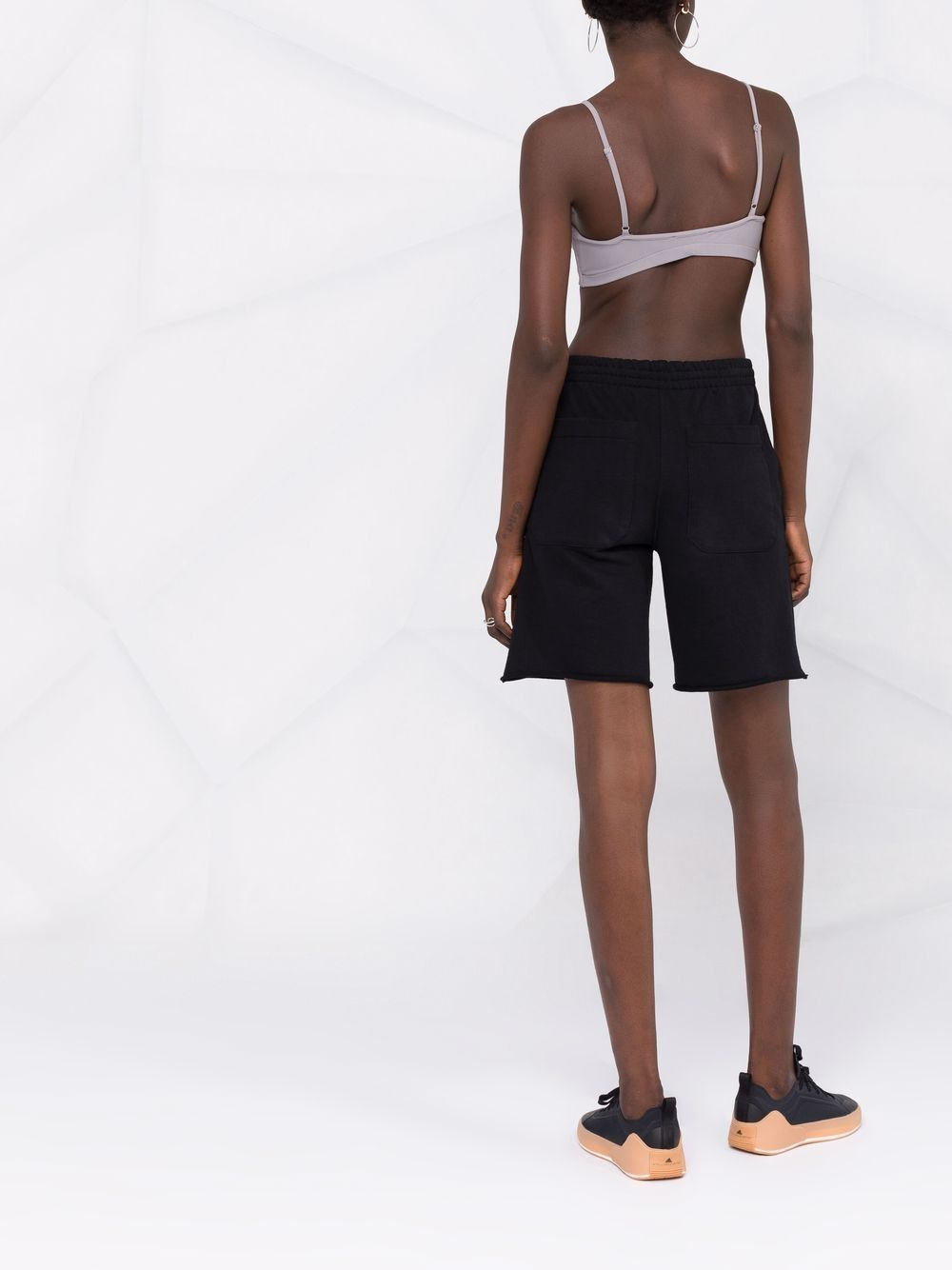 logo-print bra top - 6