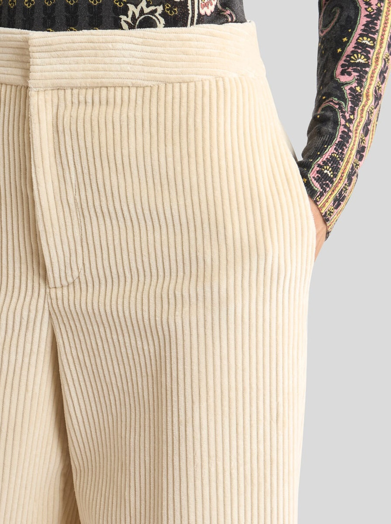 Etro WIDE-LEG TROUSERS IN COTTON CORDUROY outlook