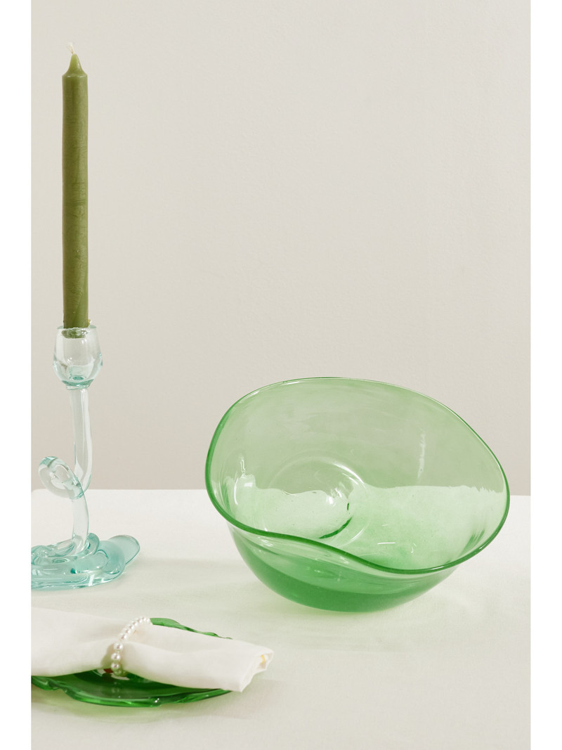 Completedworks Thaw Asymmetric Recycled-glass Bowl outlook