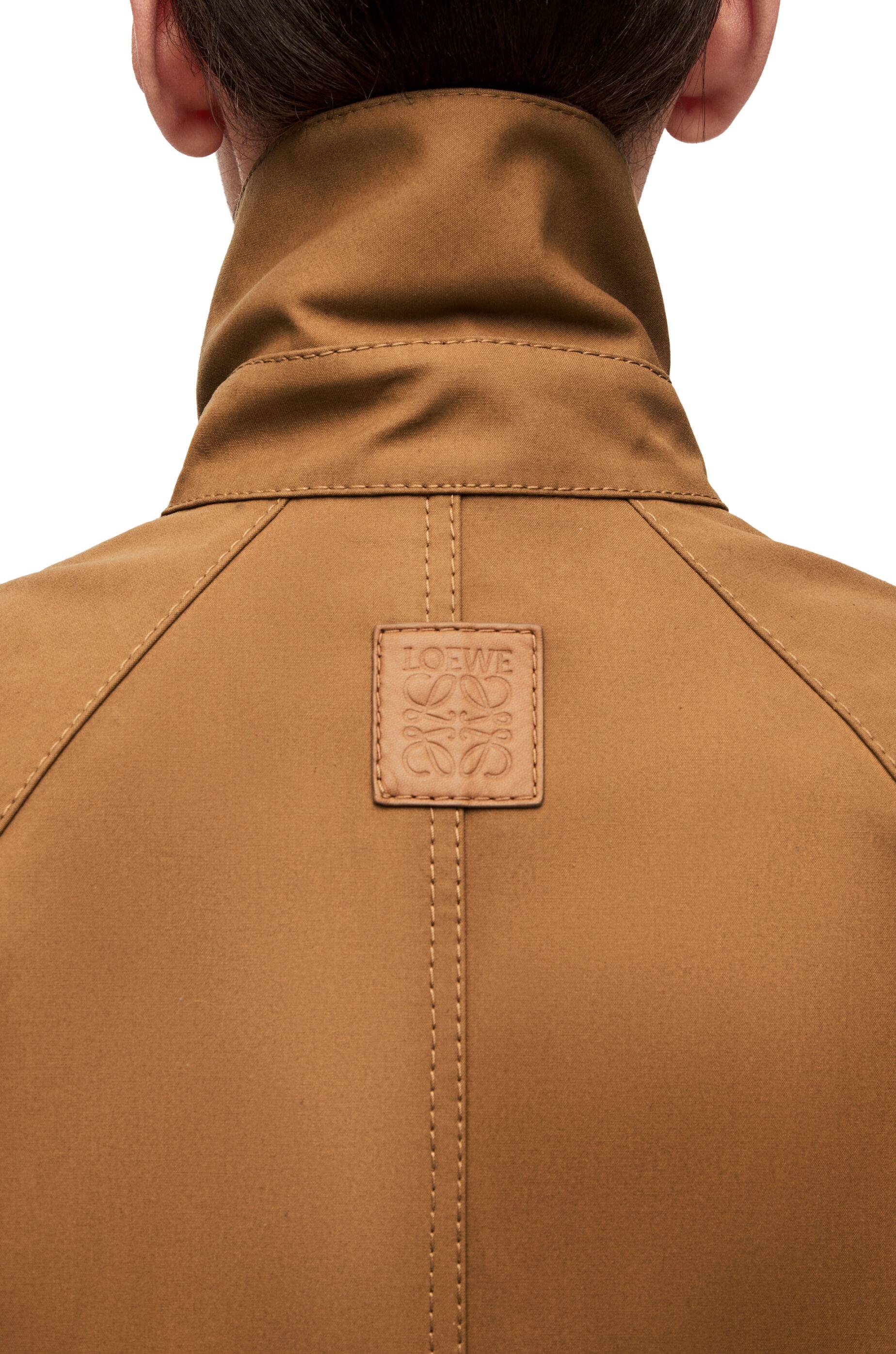 Trapeze parka in waxed cotton - 5