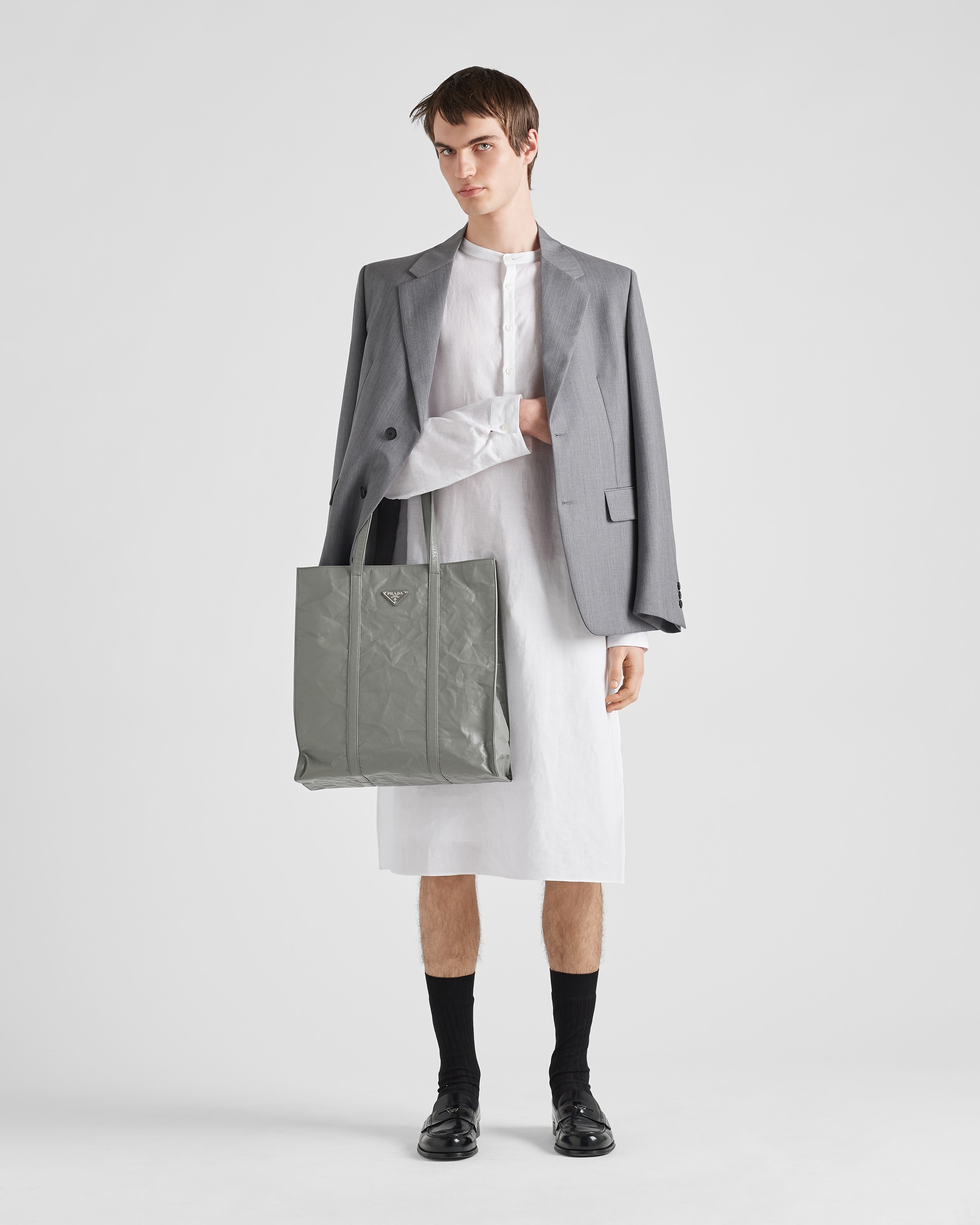 Single-breasted mohair wool jacket - 2