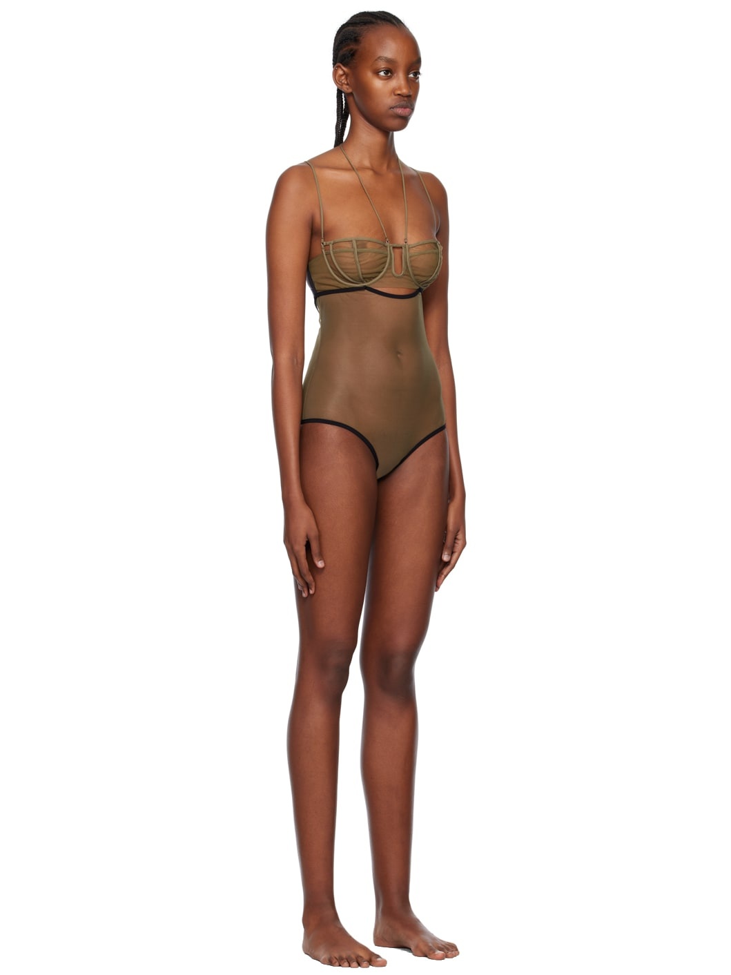 SSENSE Exclusive Khaki Bodysuit - 2