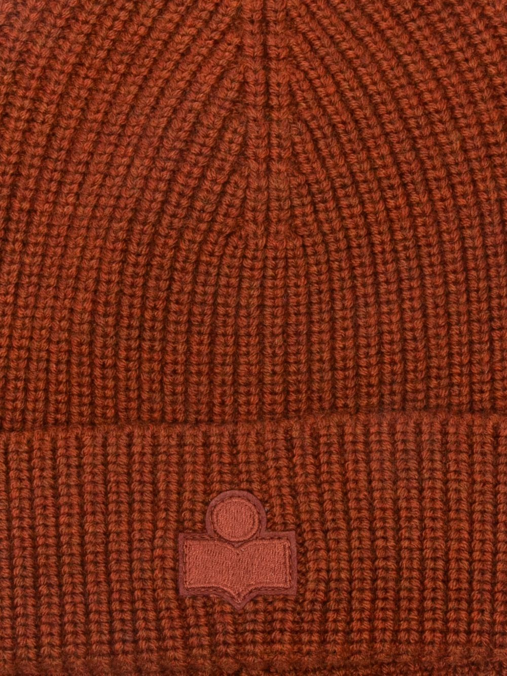 ribbed logo beanie - 2