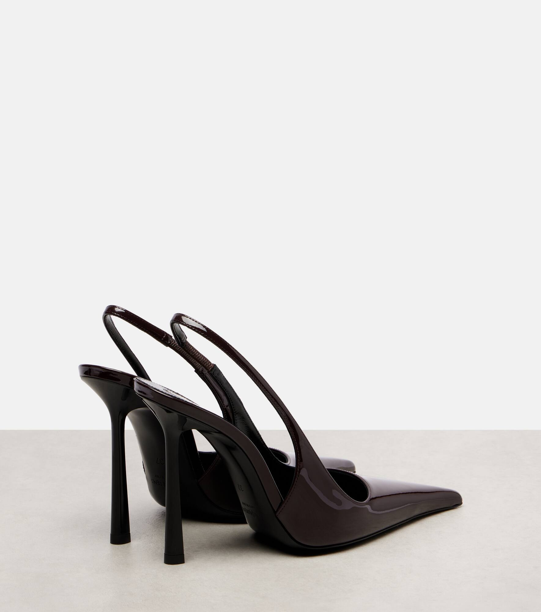 Vendome 110 patent leather slingback pumps - 2