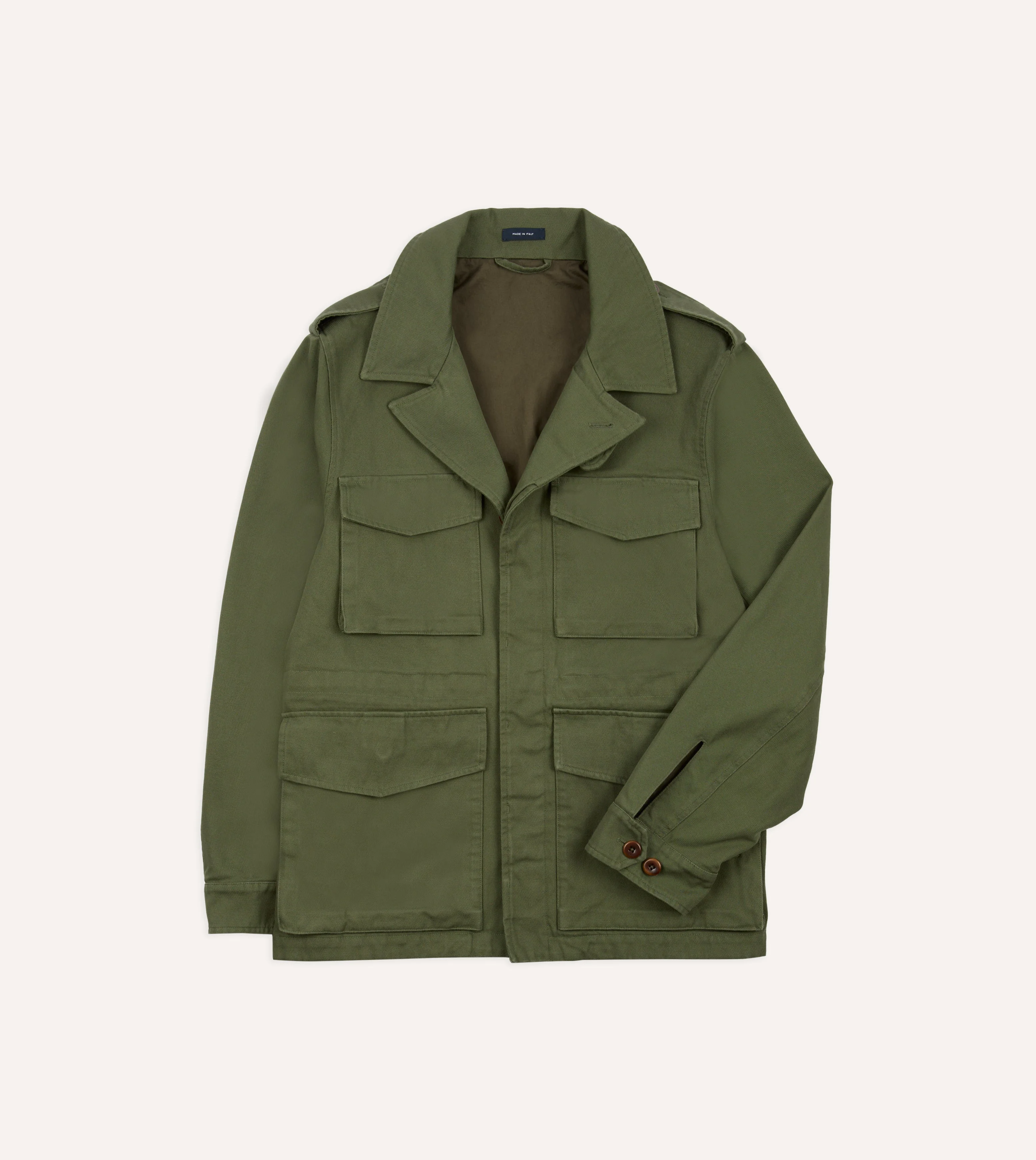 Olive Cotton D-43 Field Jacket - 1