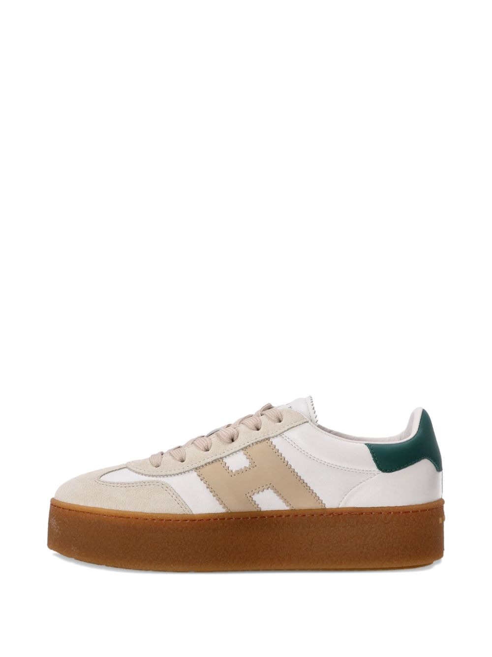 Cool platform leather low-top sneakers - 3