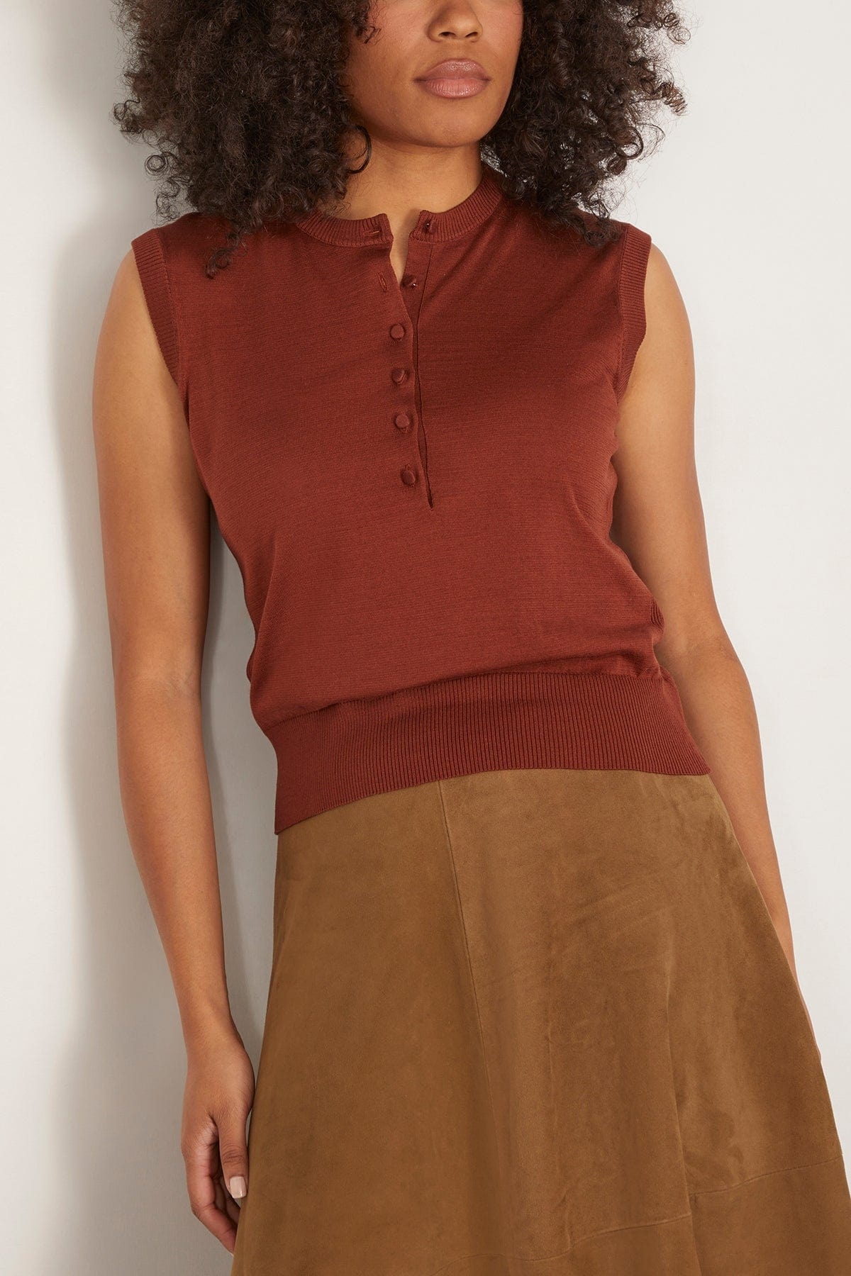 Togo Top in Brown - 3