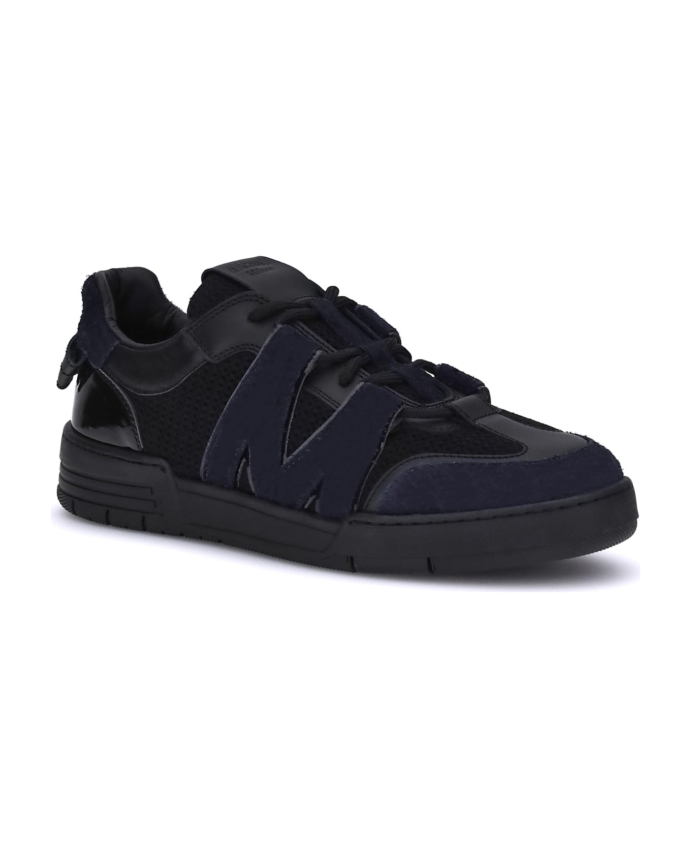 Leather And Mesh Sneakers - 2