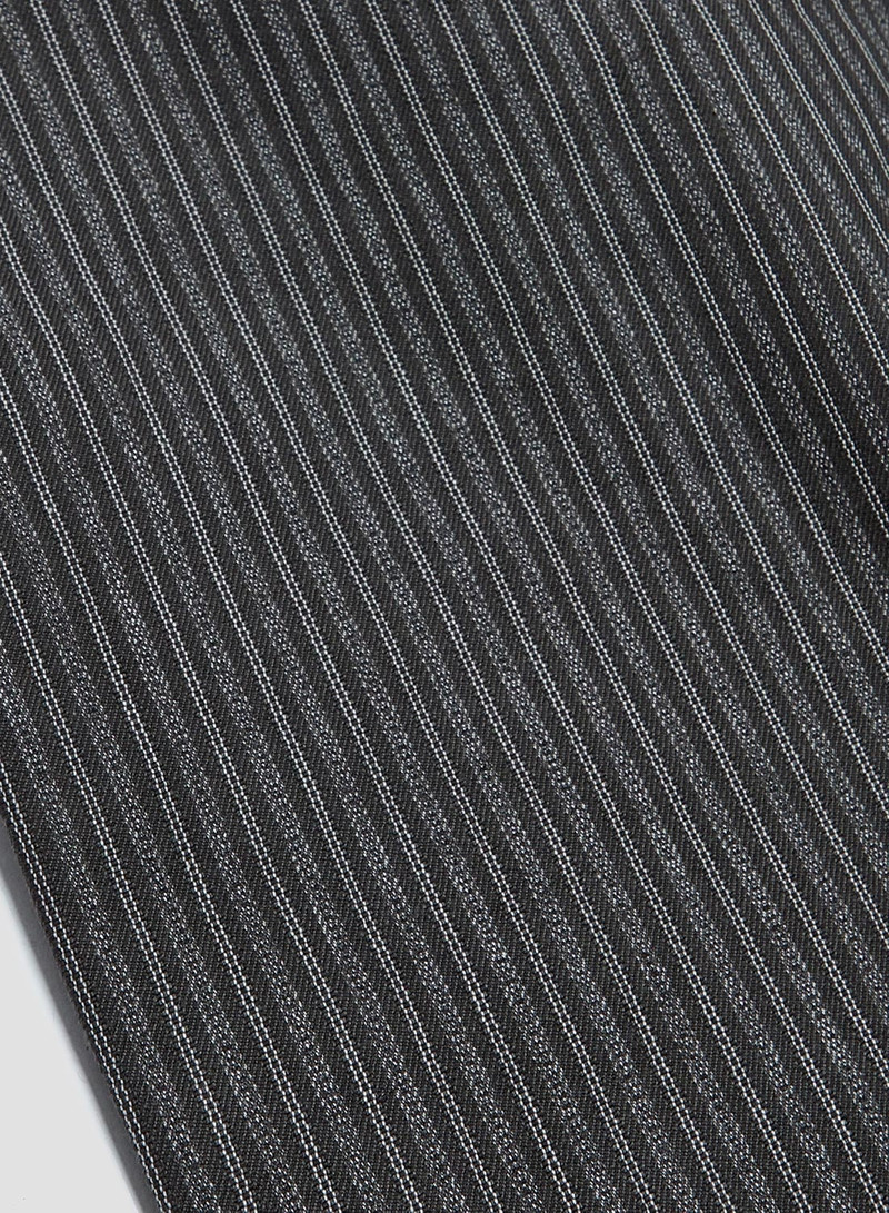 Adjustable Costume Original Striped Baggy Pants Charcoal 5