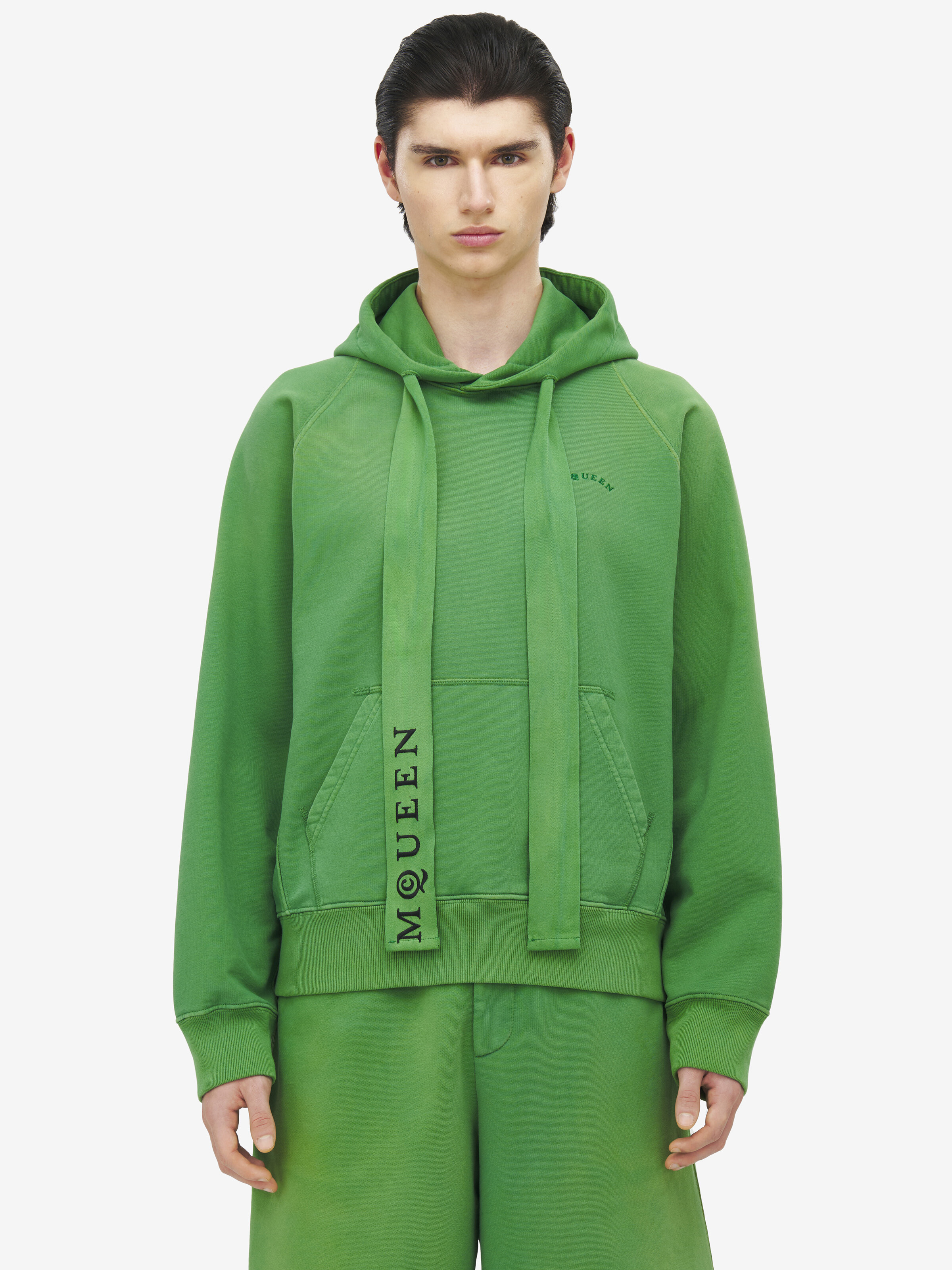 Stonewashed Jersey Hooded Sweatshirt - 1