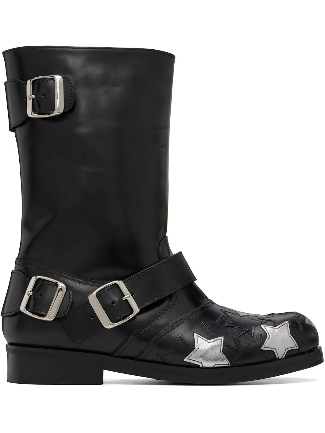 Black Star Biker Boots - 1