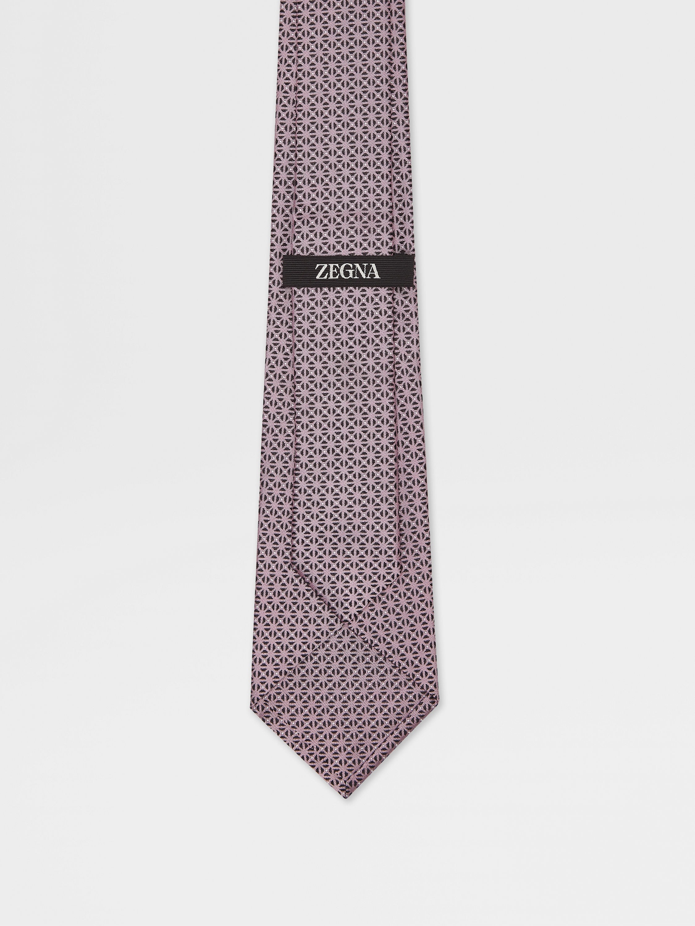 PINK SILK TIE - 3