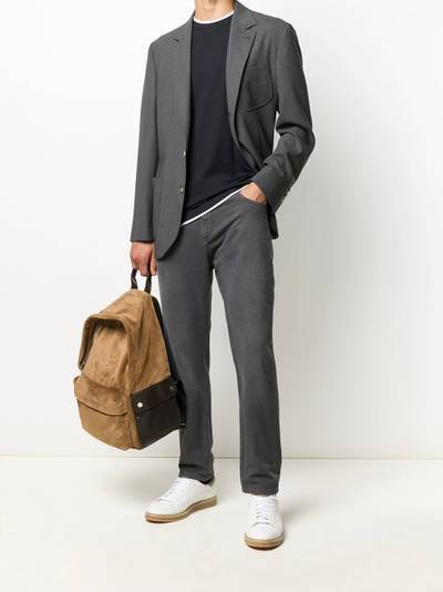 Brunello Cucinelli contrat-trim T-shirt outlook