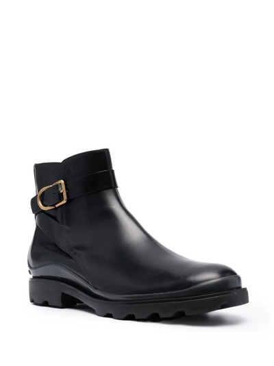 Tod's buckled leather ankle boots outlook