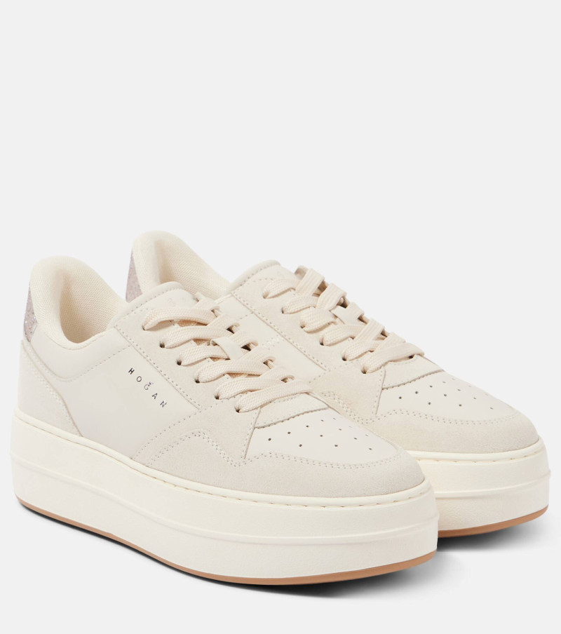 H670 suede platform sneakers 1