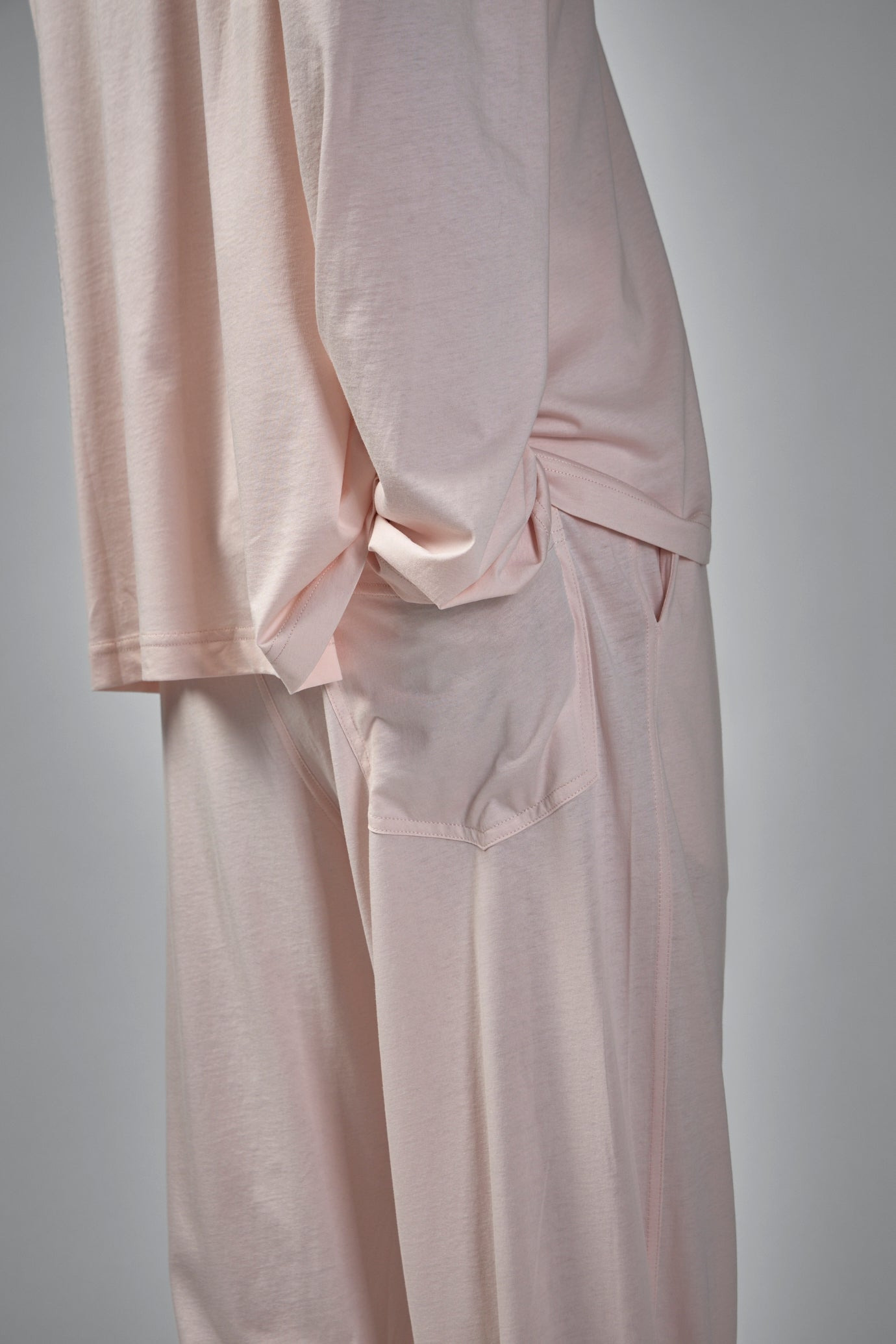 Tahoe Long Sleeve C-Neck Pajama in Fine Jersey Knit - 5