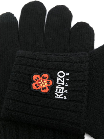 KENZO Boke Flower wool gloves outlook
