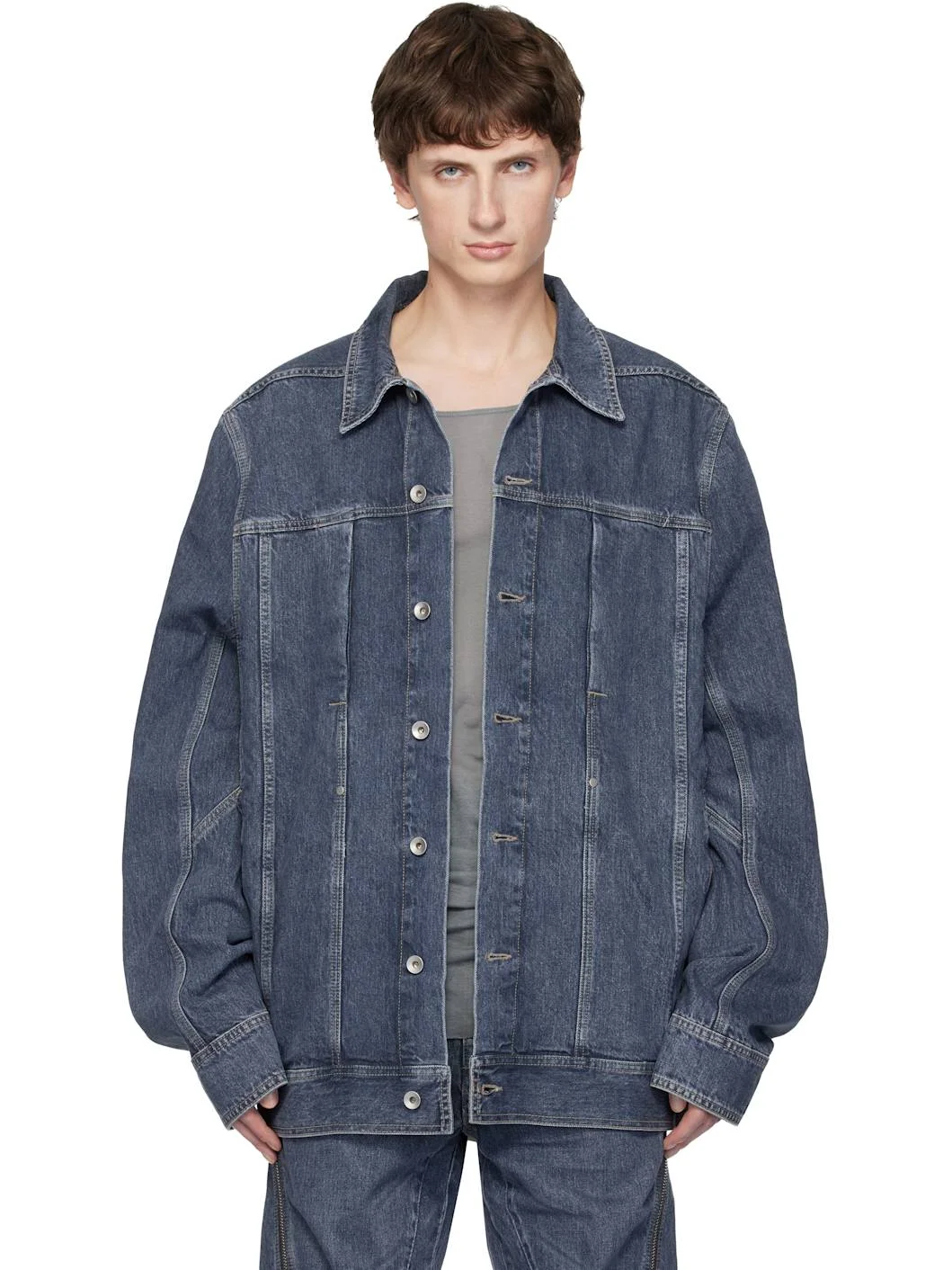 Blue Concordians Lido Worker Denim Jacket - 1