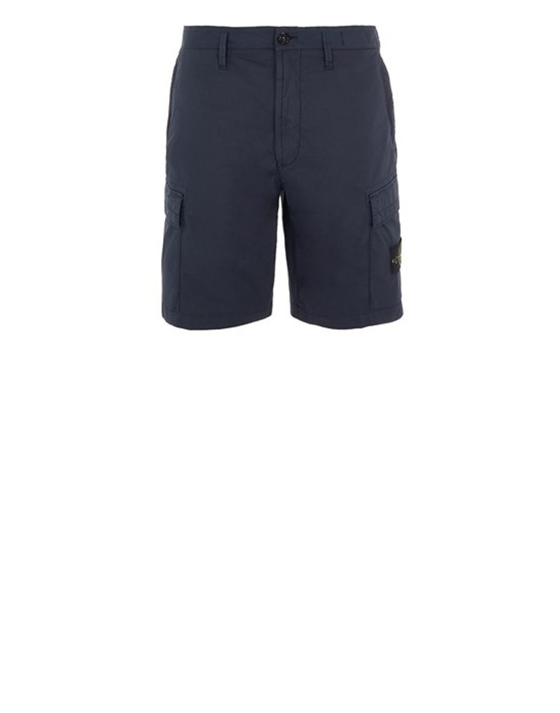 L0803 STRETCH COTTON TELA 'PARACADUTE'_ GARMENT DYED BLUE - 1