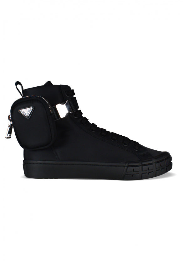 Prada Men Wheel High Top Sneakers - 1