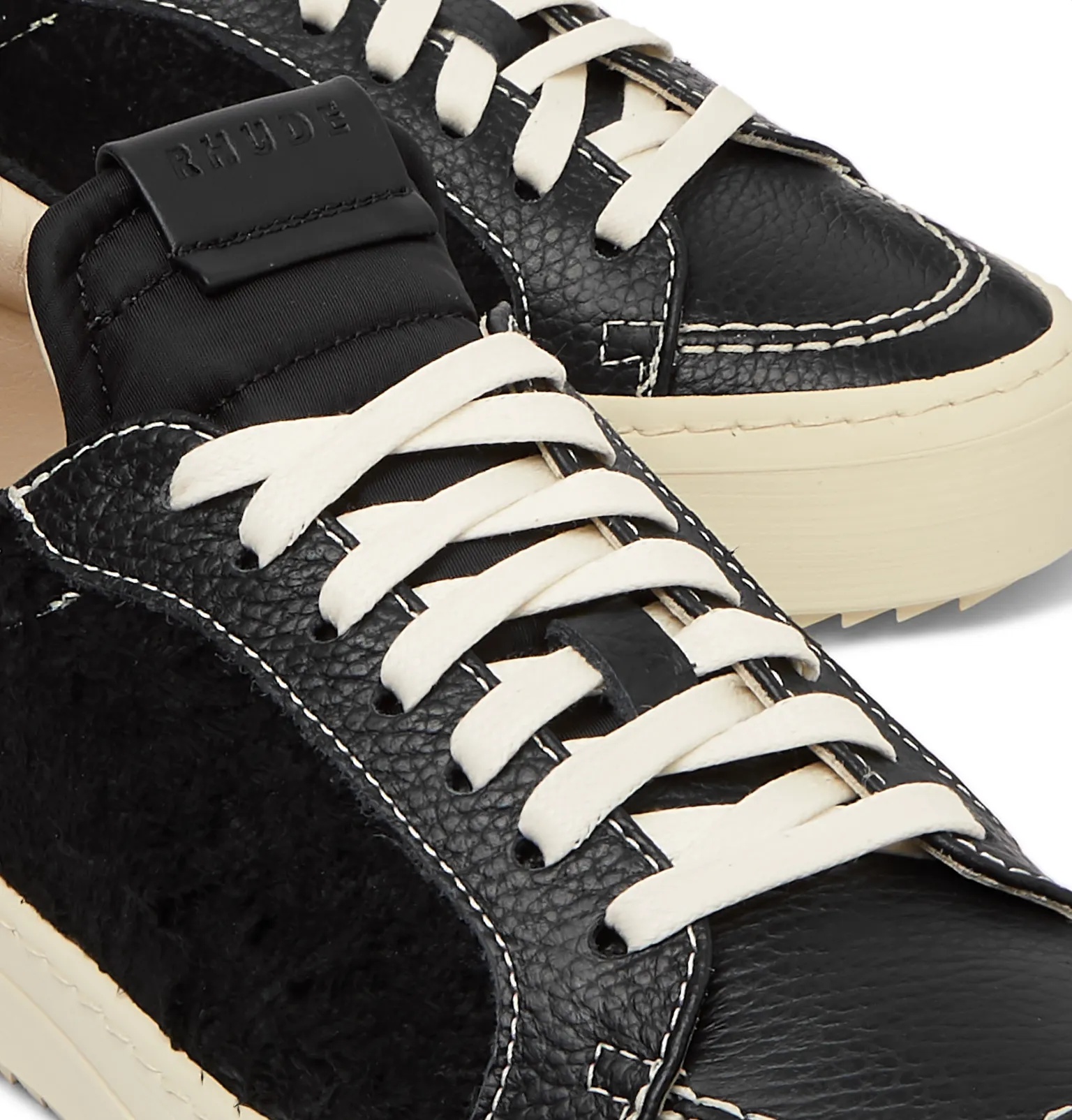 V1 Leather and Suede Sneakers - 7