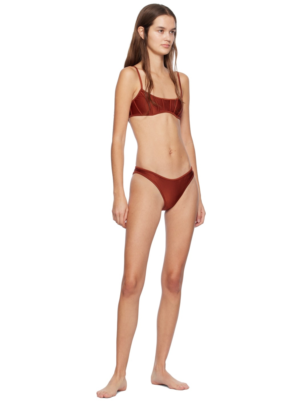 Brown Alight Bikini - 4