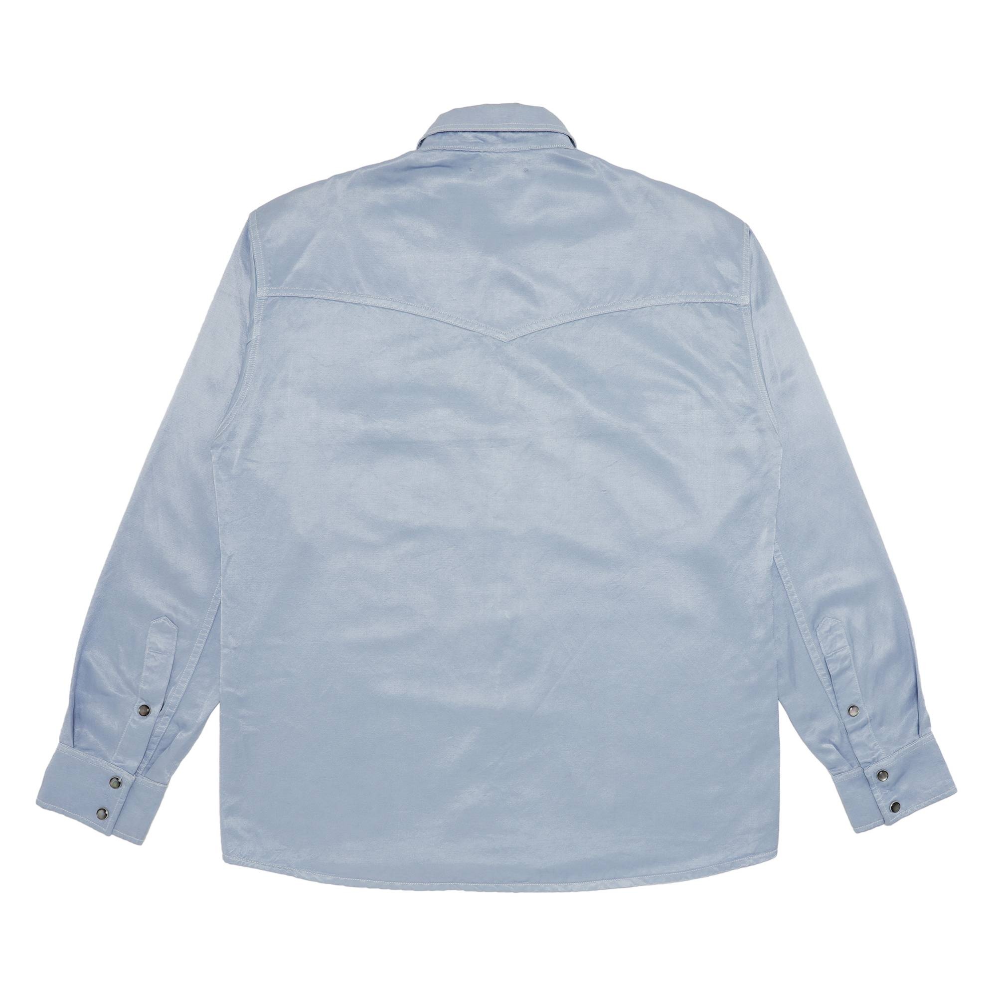 Our Legacy Satin Shirt 'Blue' - 2