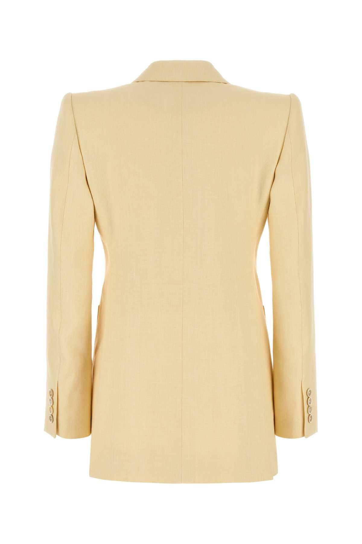 Chloe Women Cream Hemp Blend Blazer - 2