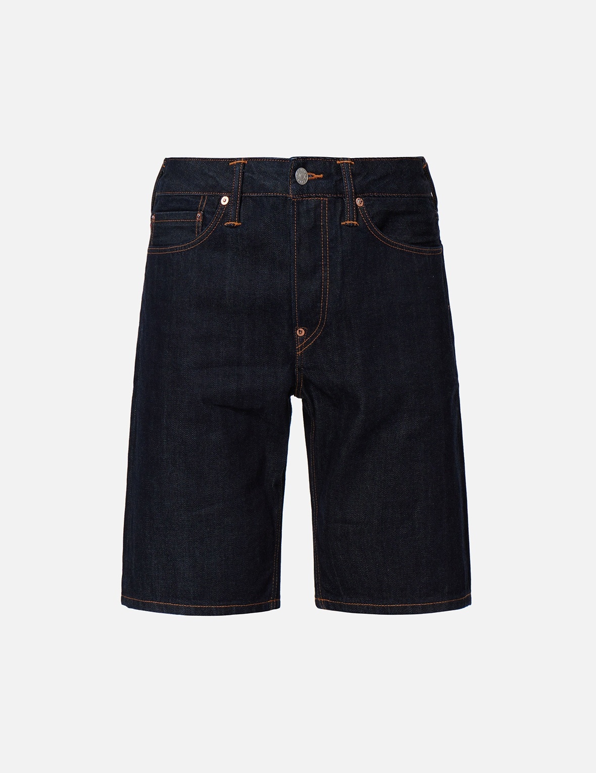 SEAGULL PRINT DENIM SHORTS - 1