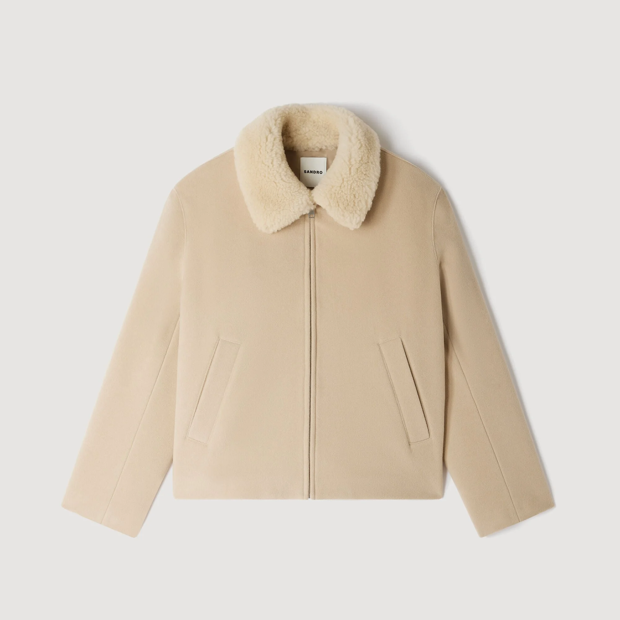 WOOL AND CASHMERE JACKET - 1