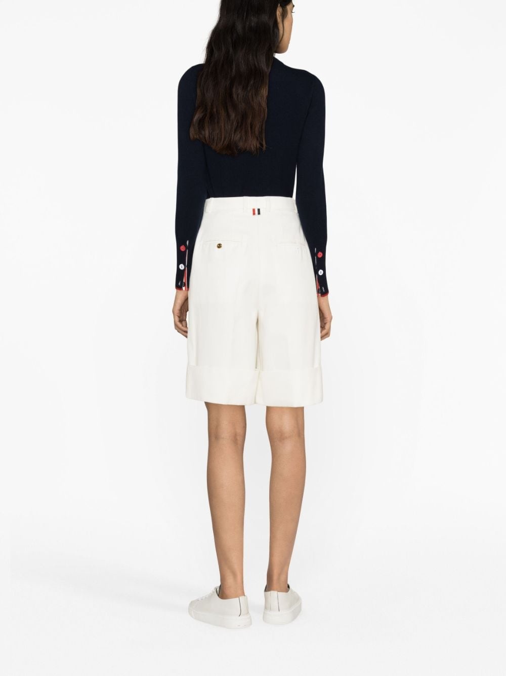 knee-length tailored shorts - 3