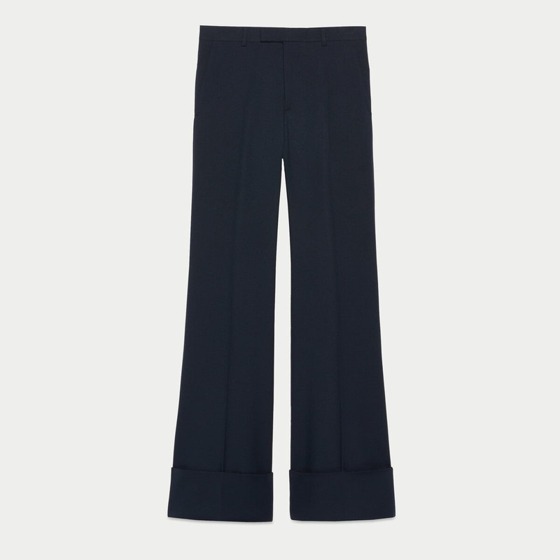 GUCCI Gucci HA HA HA drill flared pant - 720464Z798C4588 | REVERSIBLE