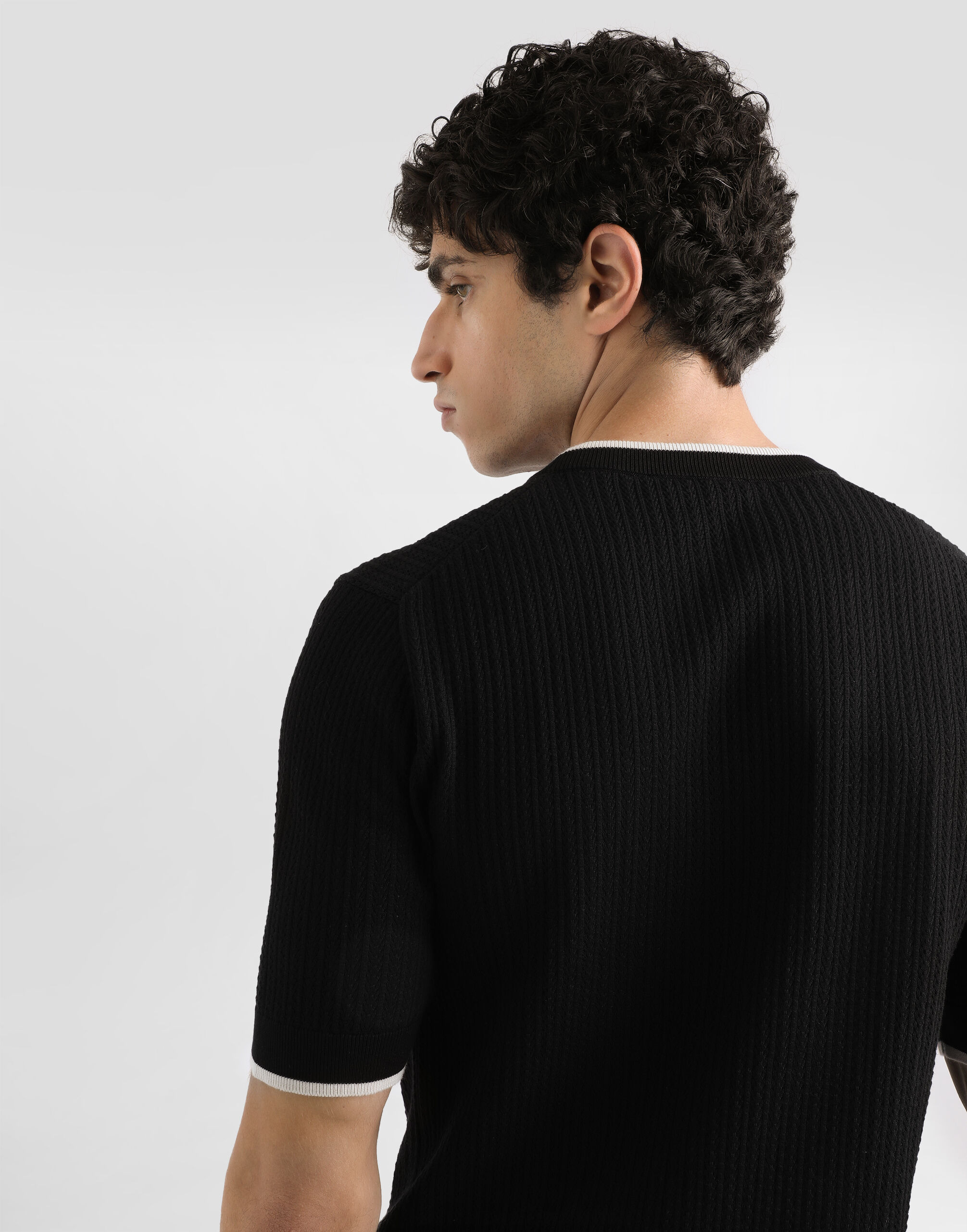 Cotton crewneck pullover - 5