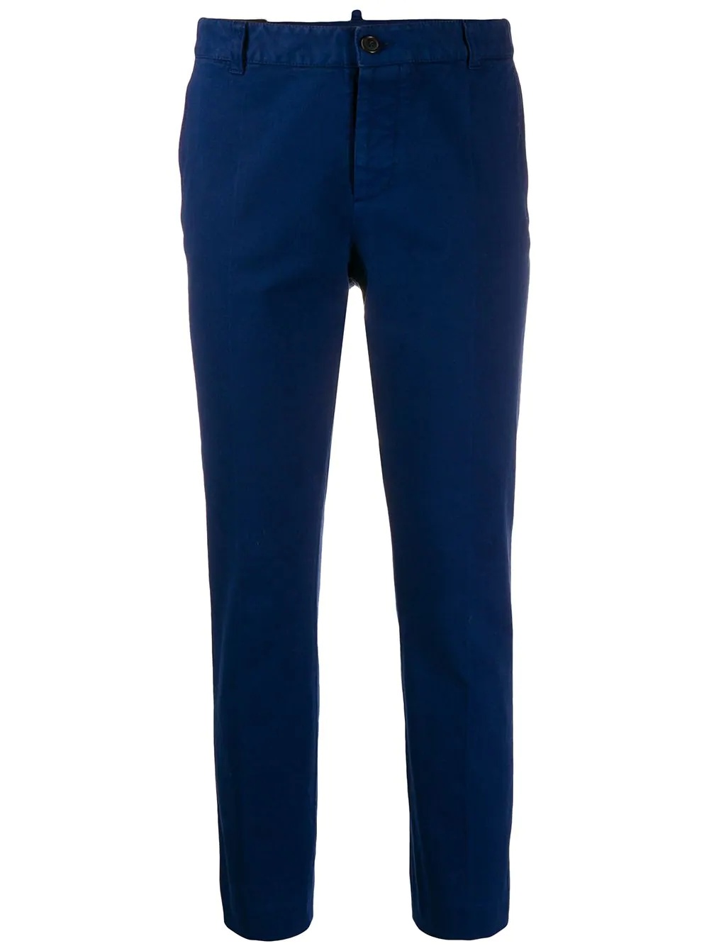 slim fit cropped trousers - 1