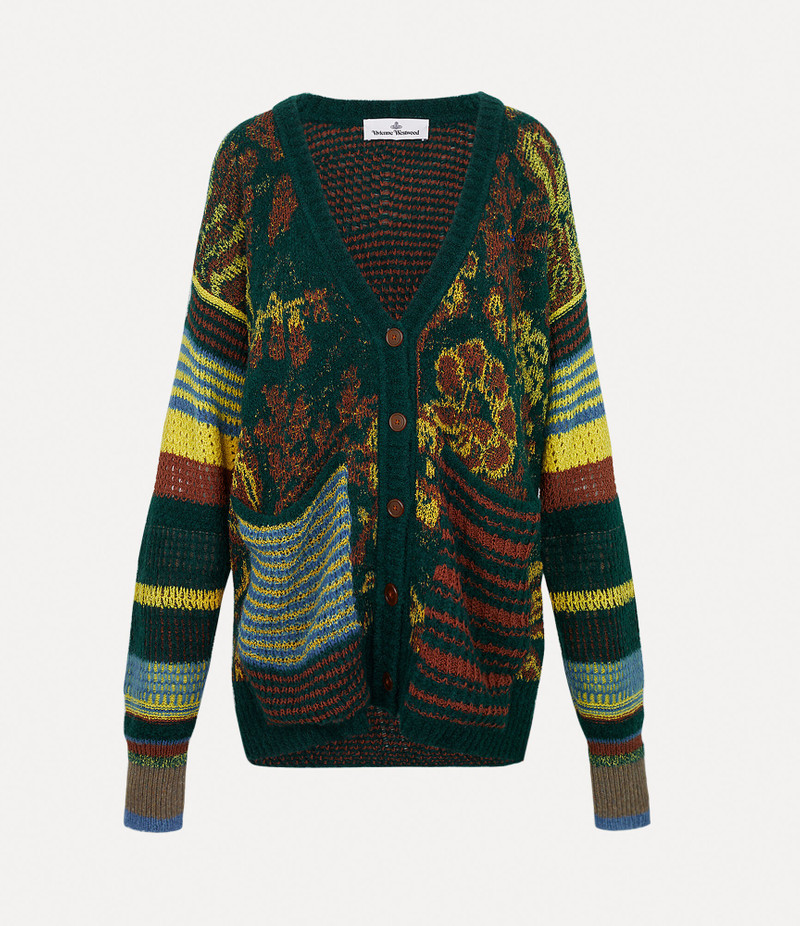 BLURRY OVERSIZED CARDIGAN 1