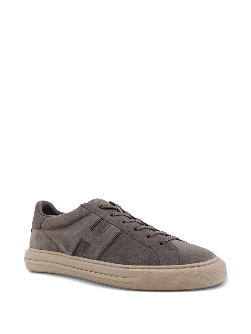 HOGAN H691 suede lace-up sneakers outlook