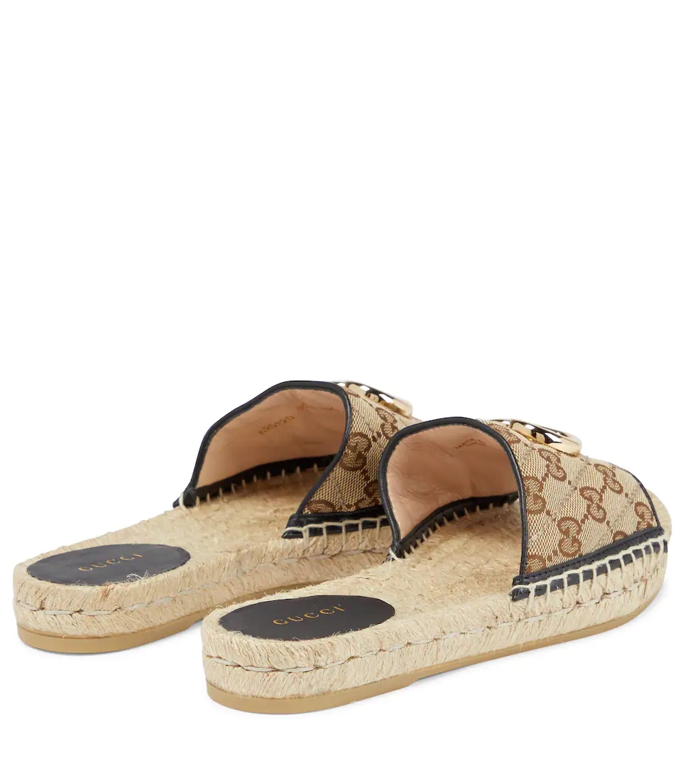 GG canvas espadrilles - 3