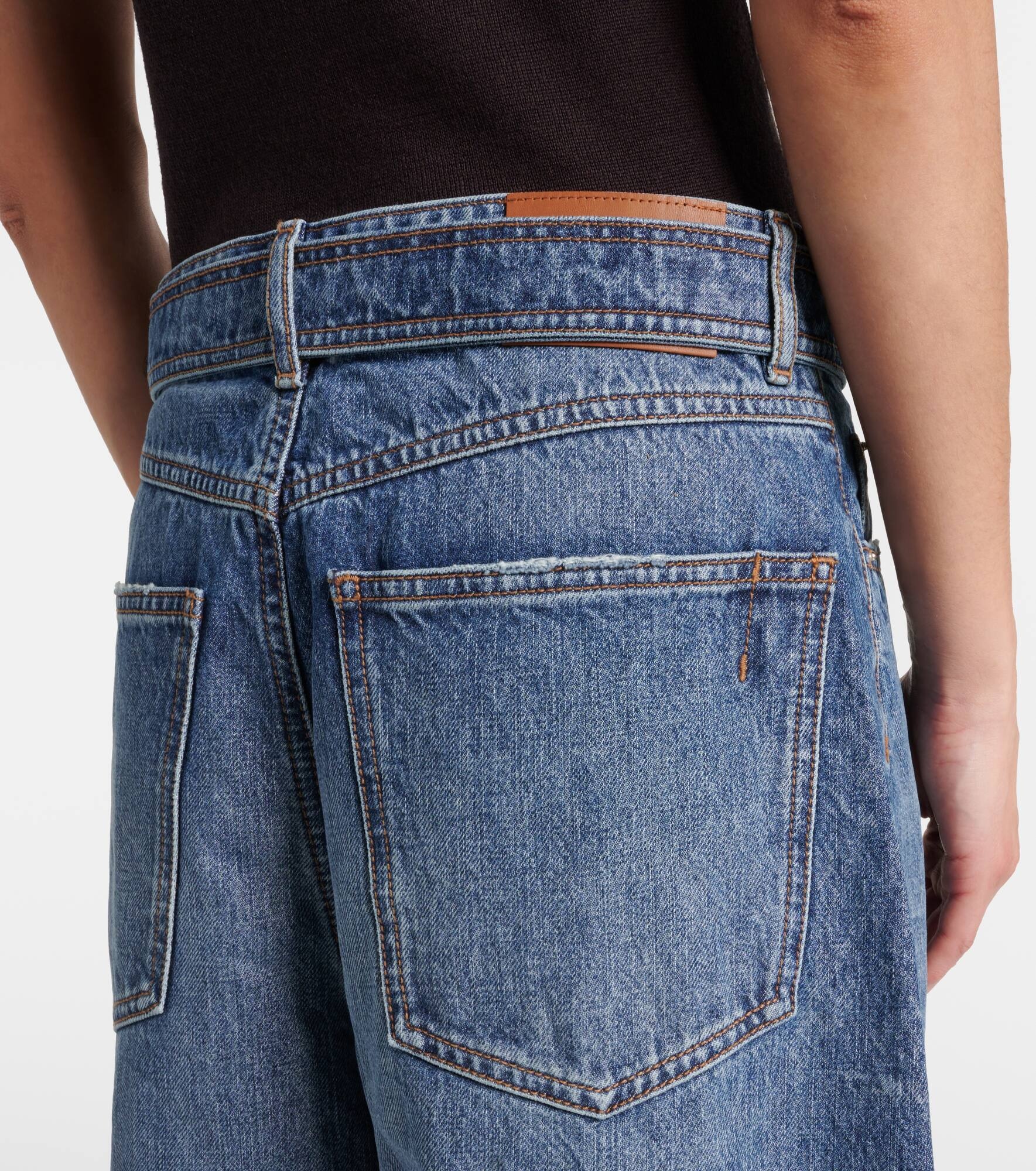 Procida mid-rise wide-leg jeans - 5