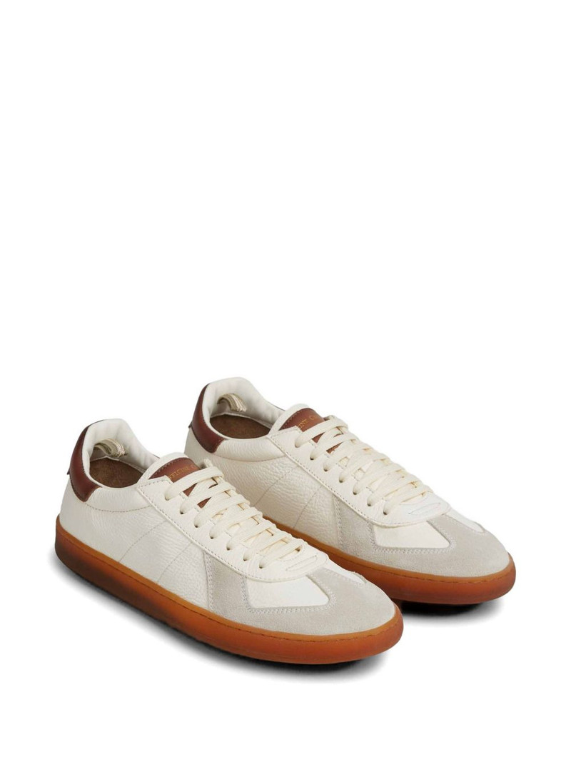 OFFICINE CREATIVE Militia 001 panelled leather sneakers outlook