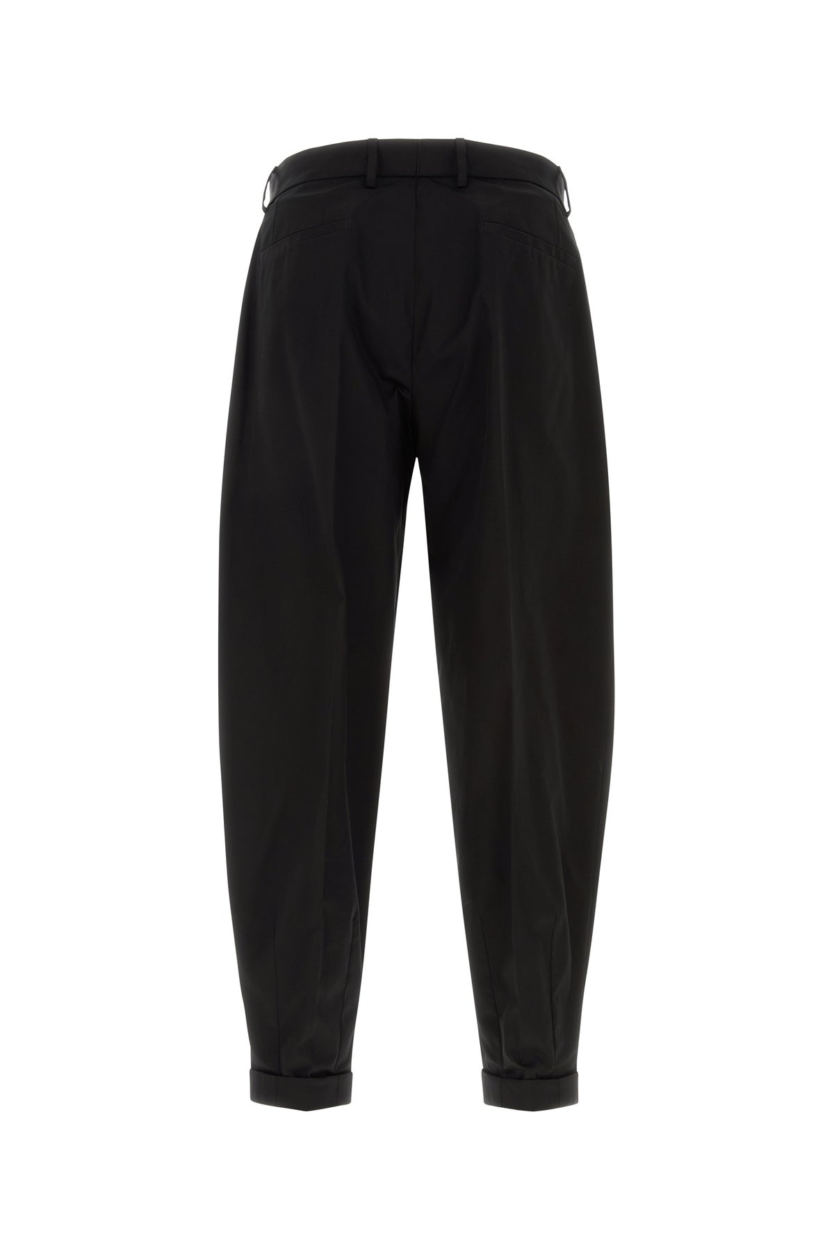 Black stretch gabardine pant - 2