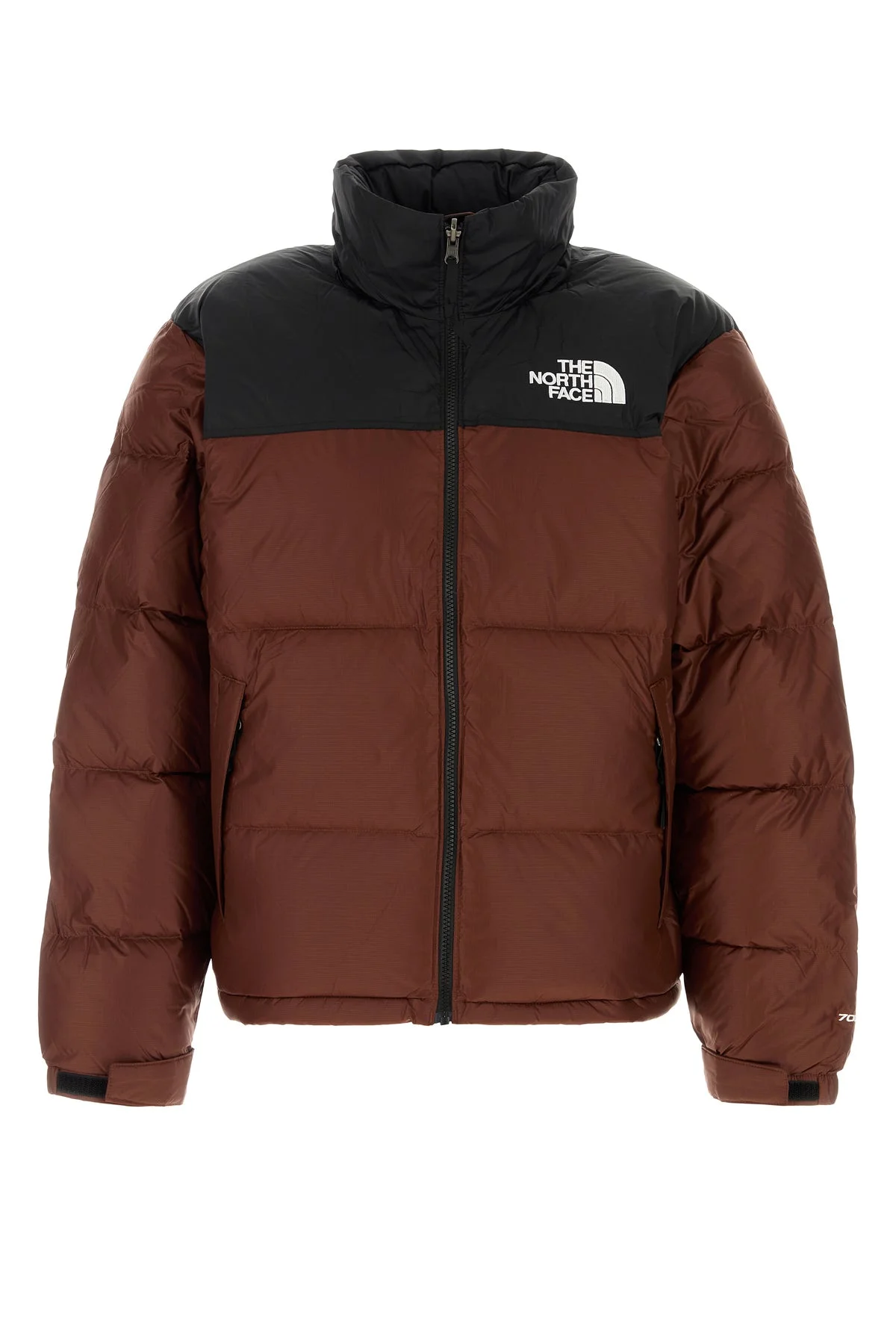 Two-tone nylon down jacket - 1